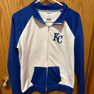 VS Pink KC Royals zip up sweatshirt